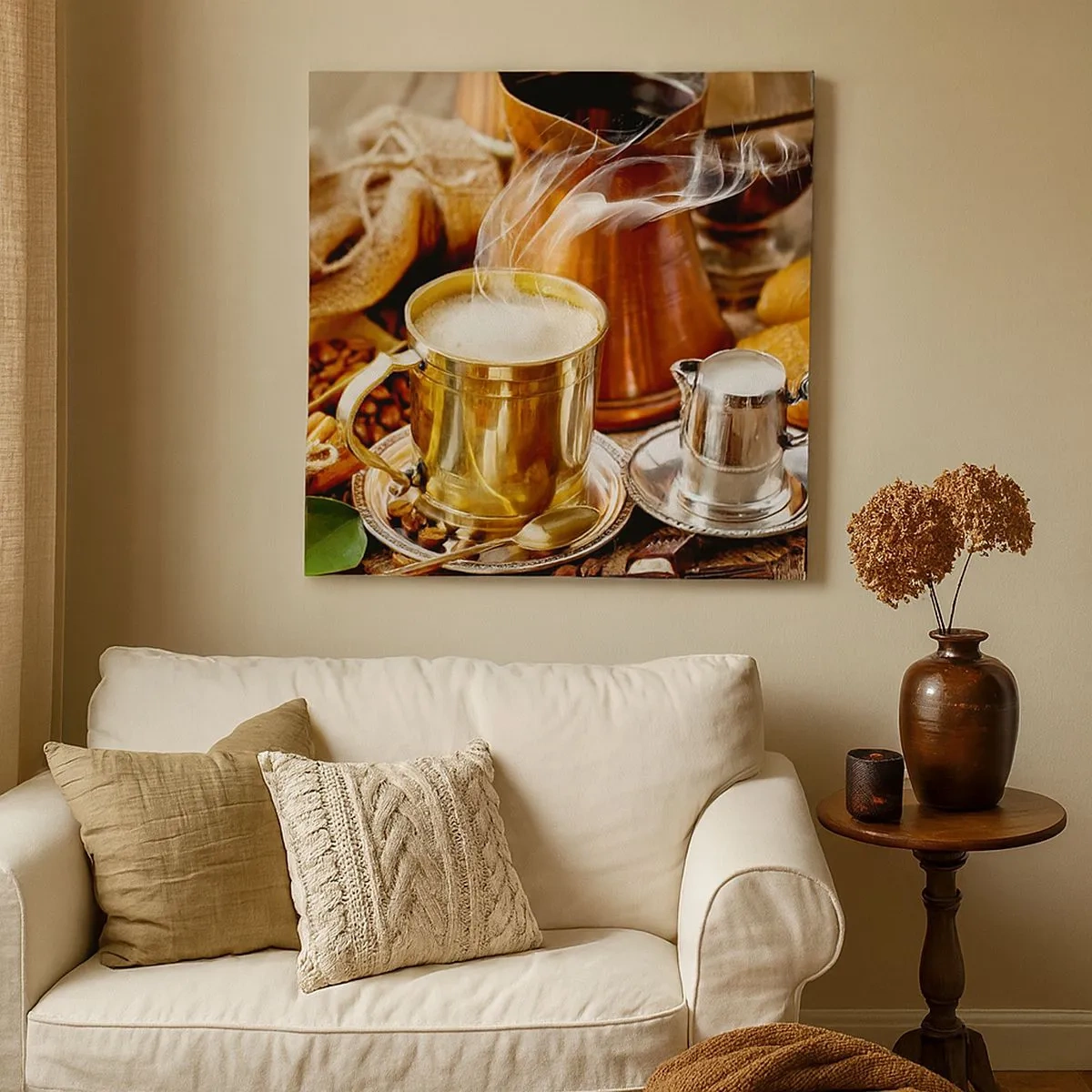 Bild auf Leinwand - Leinwandbild - Schönen Tag noch! - 30x30 cm