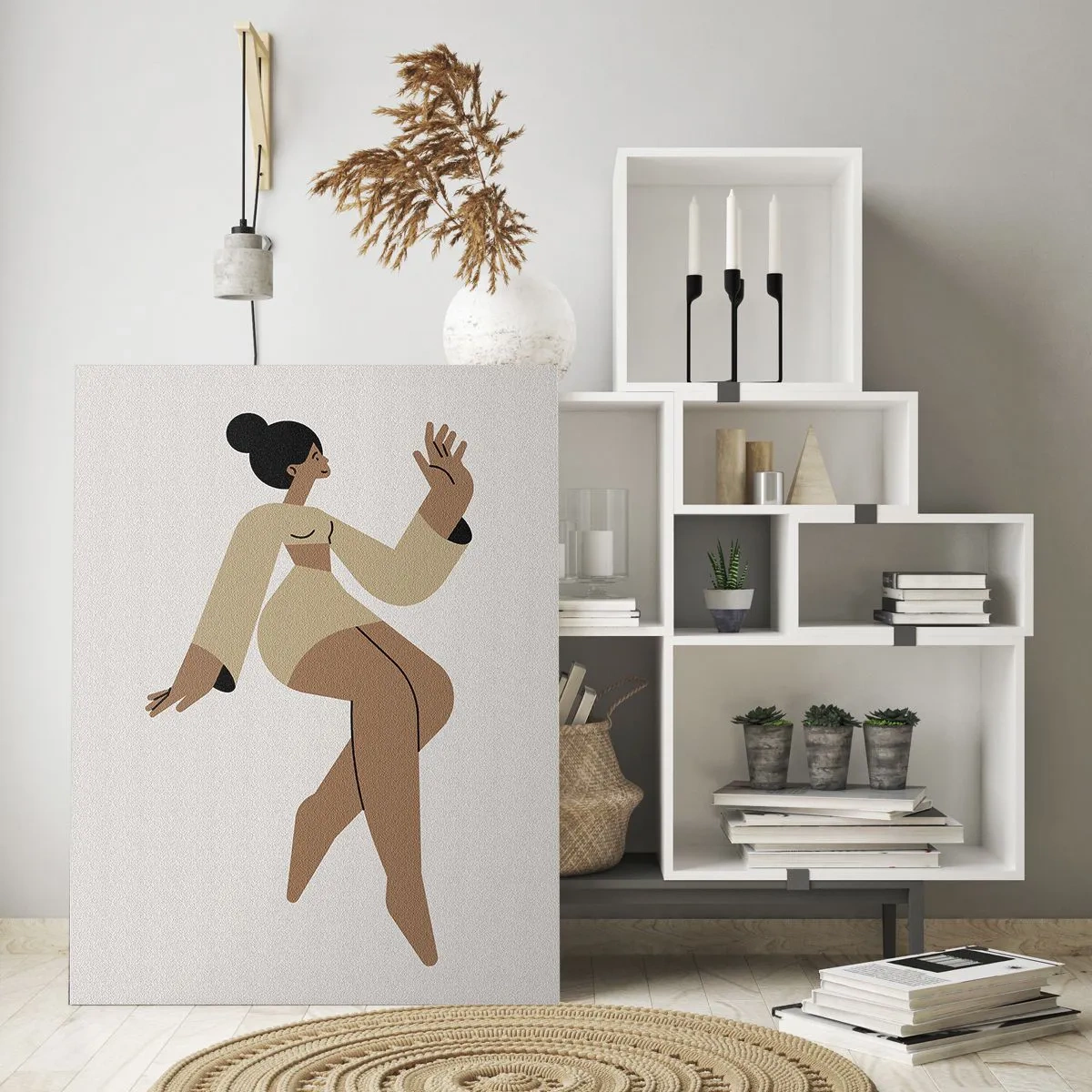 Glasbild - Bild auf glas - Eine anmutige Form - 70x100 cm