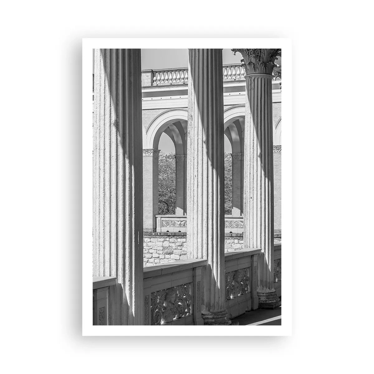 Poster - Sonnige Arkade - 70x100 cm