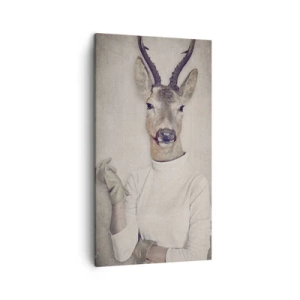 Bild auf Leinwand - Leinwandbild - Lass die Gesten sprechen - 45x80 cm