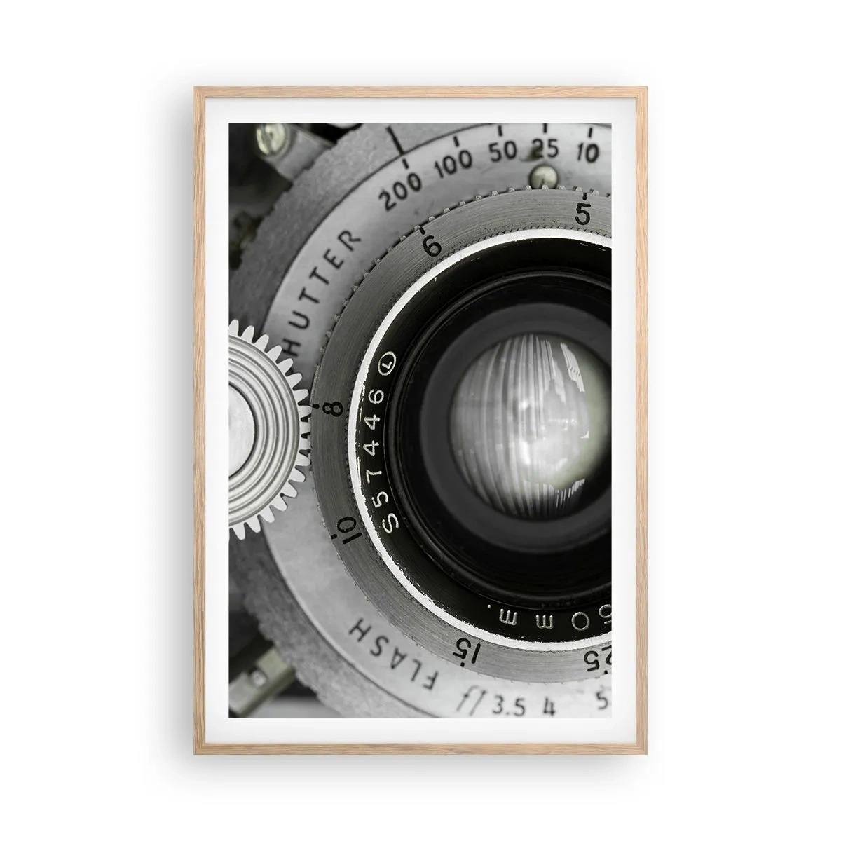 Poster in einem Rahmen aus heller Eiche - Eine Story über Hollywood - 61x91 cm