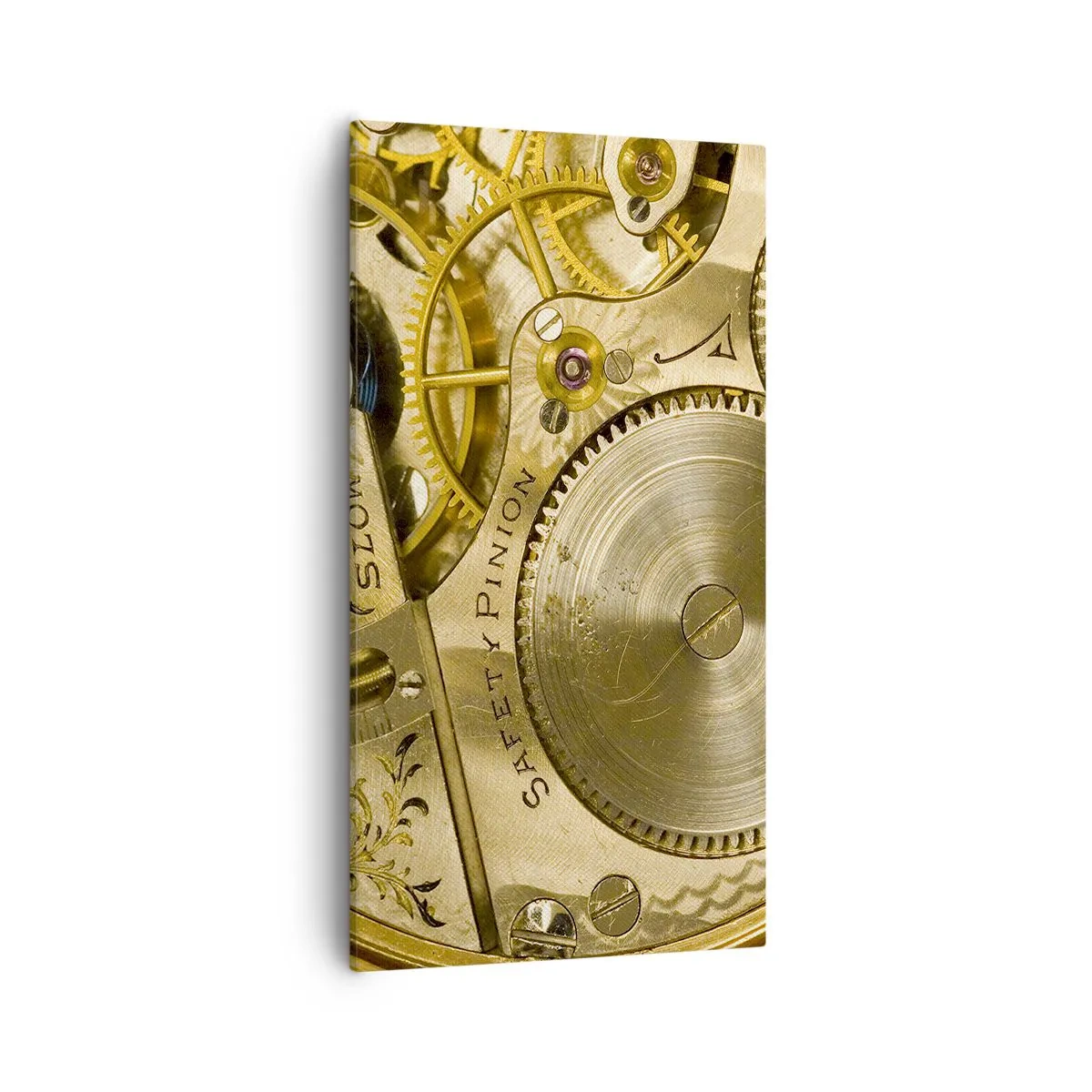 Bild auf Leinwand - Leinwandbild - Geh mit der Zeit - 55x100 cm