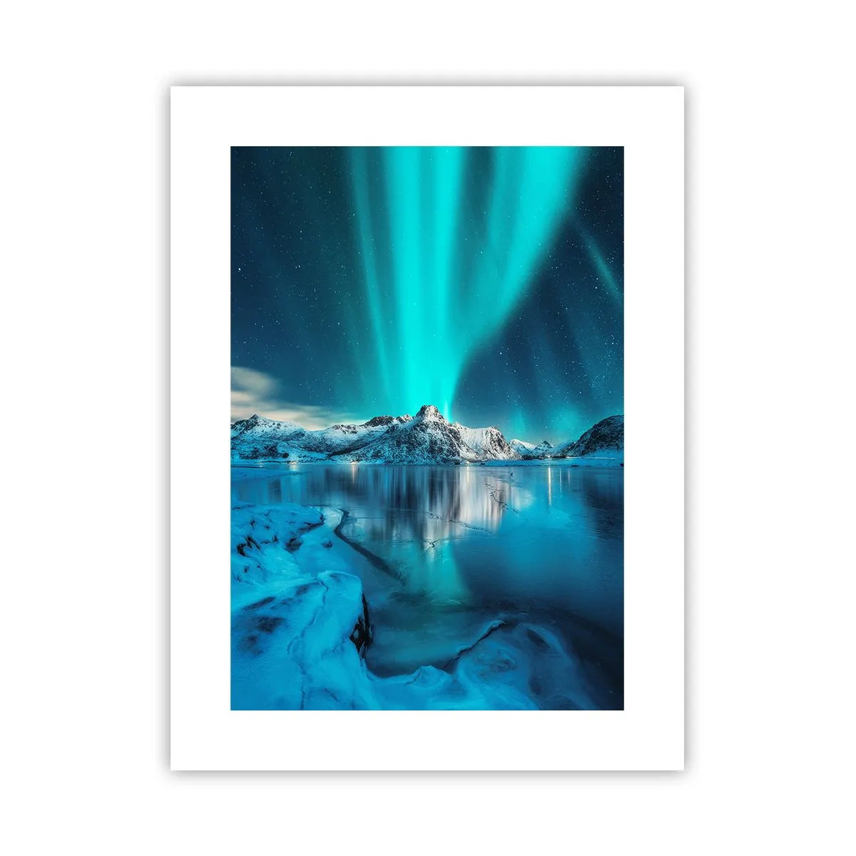 Poster - Lichtnacht - 30x40 cm