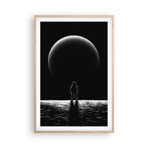 Poster in einem Rahmen aus heller Eiche - Angesicht zu Angesicht - 61x91 cm