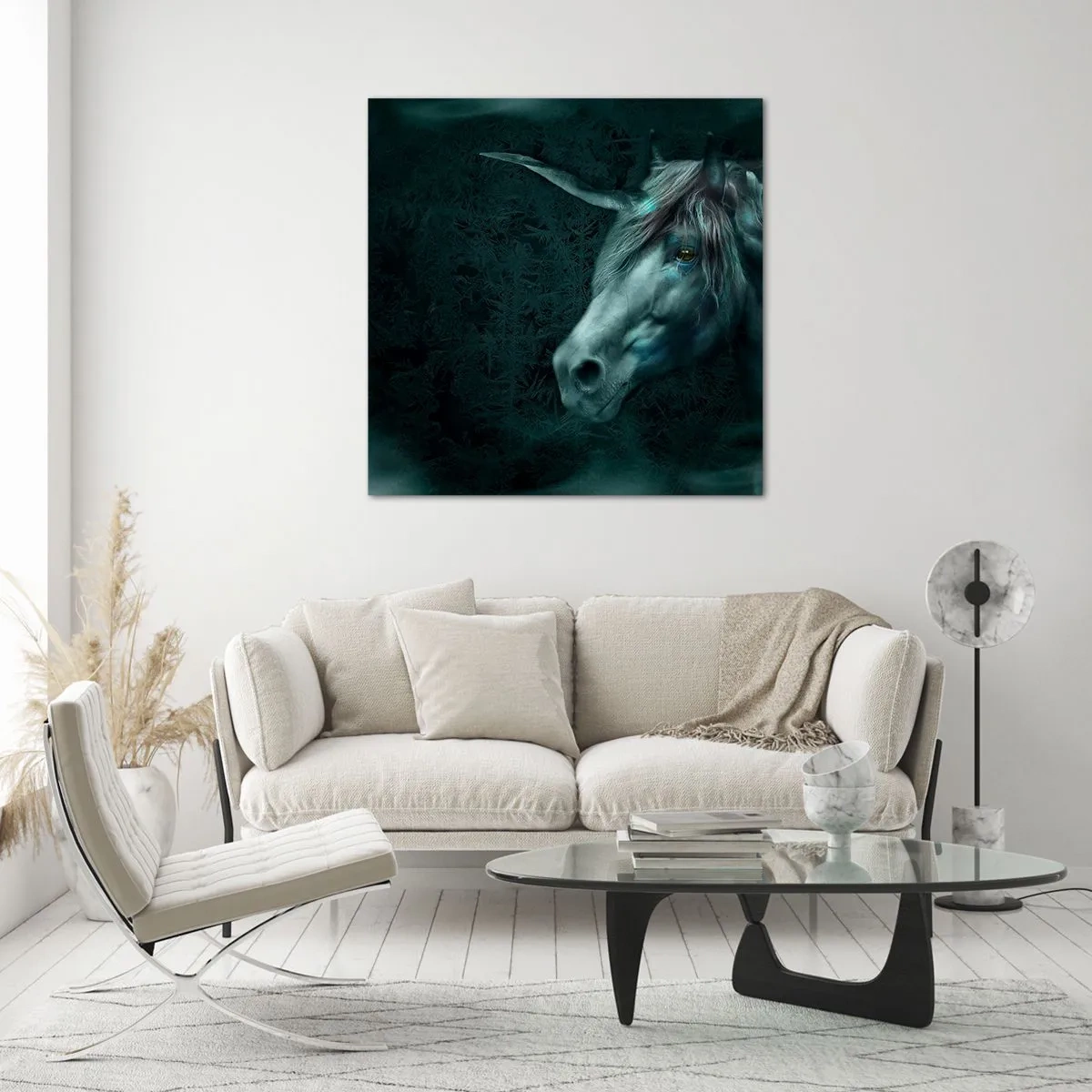 Glasbild - Bild auf glas - In einem Märchenwald - 70x70 cm