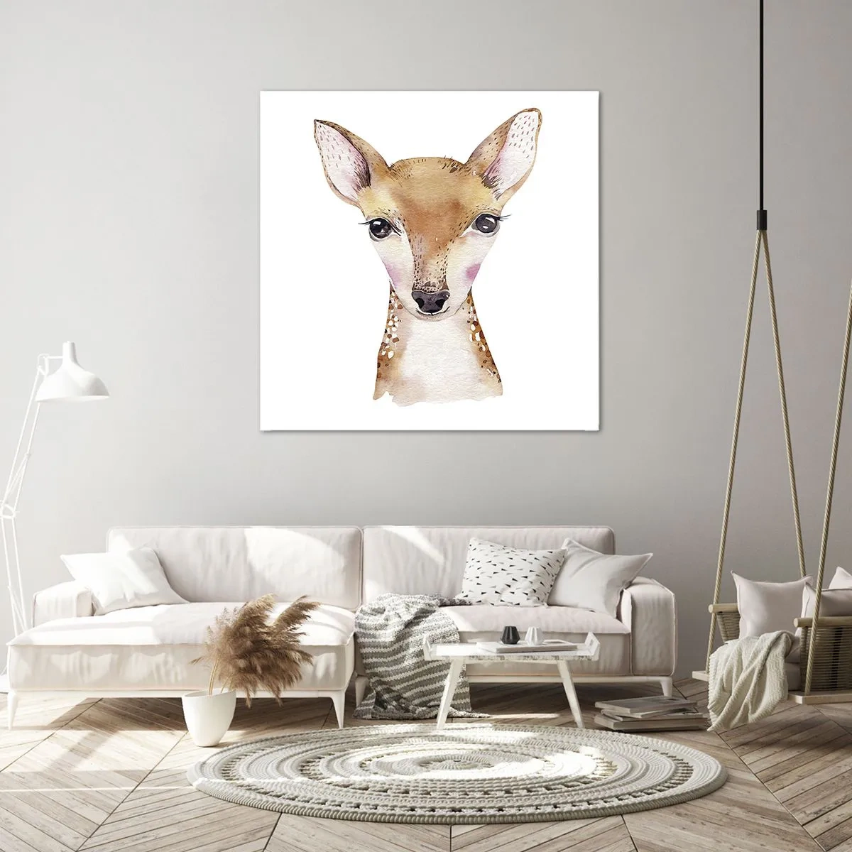 Bild auf Leinwand - Leinwandbild - Die Natur der Unschuld - 70x70 cm