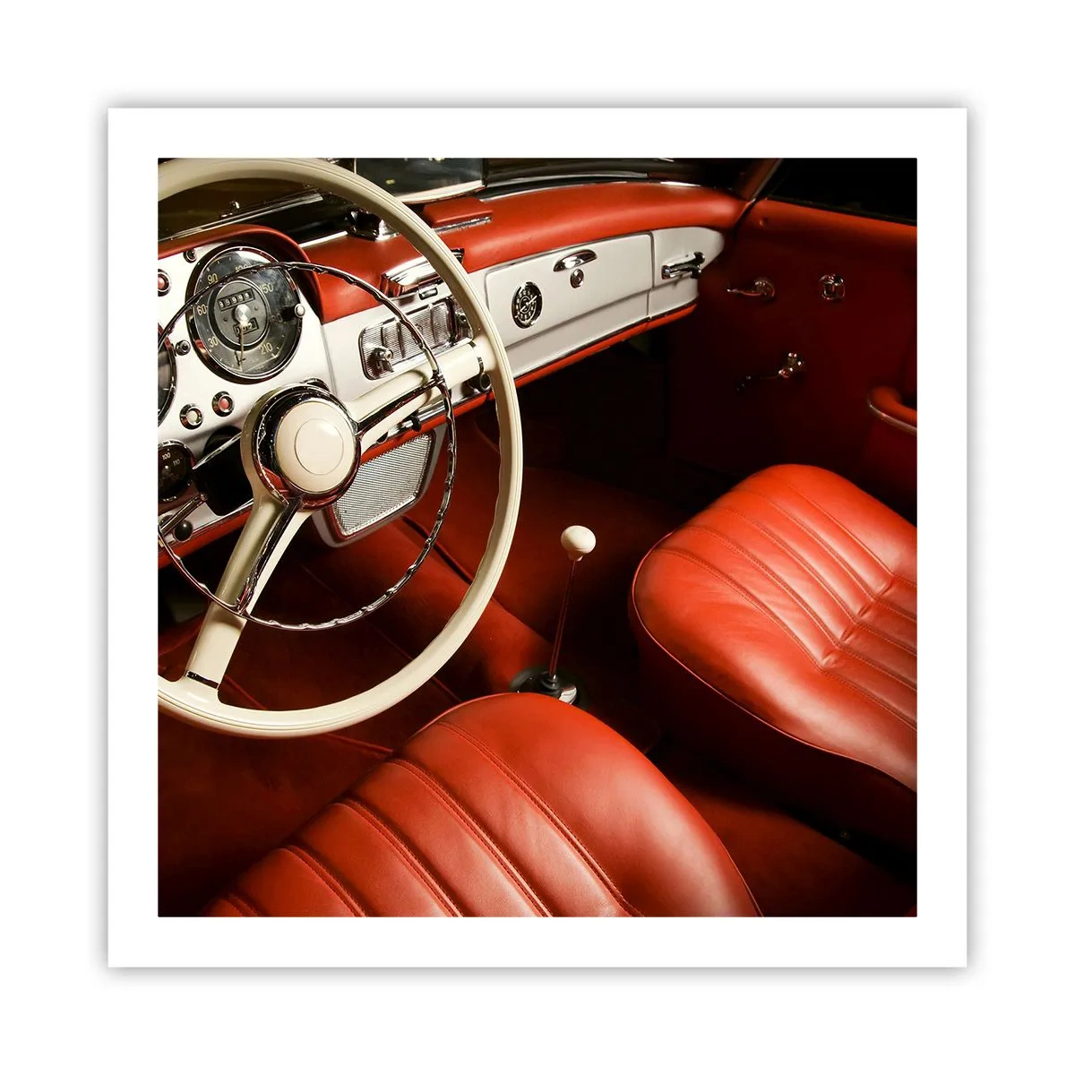 Poster - Luxus im Vintagestil - 60x60 cm
