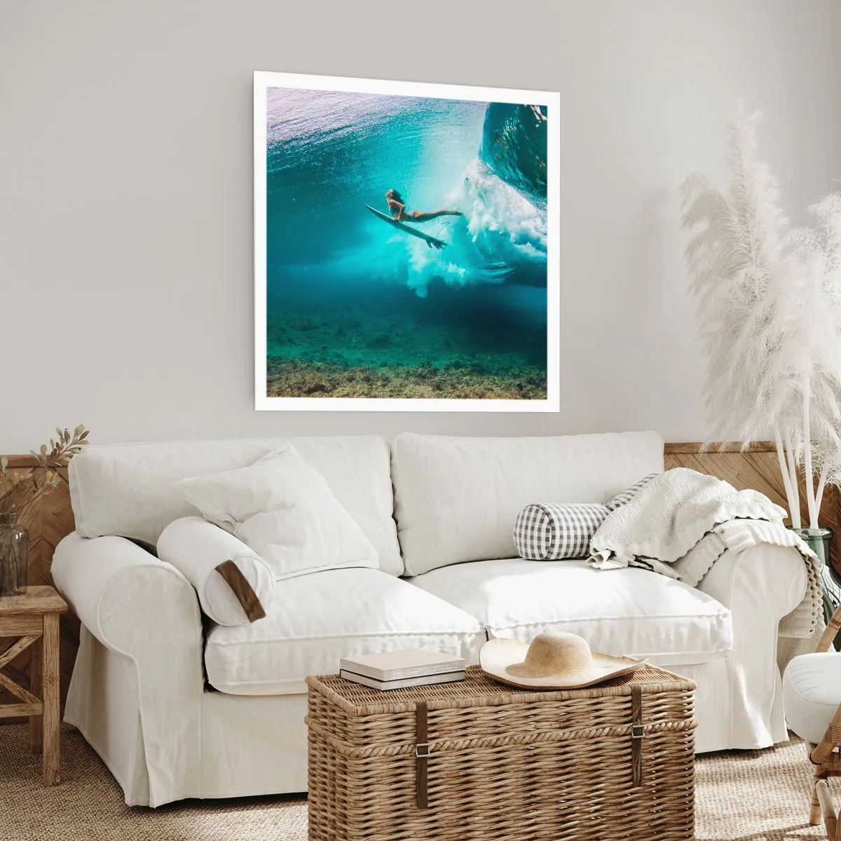 Poster - Unterwasserwelt - 60x60 cm