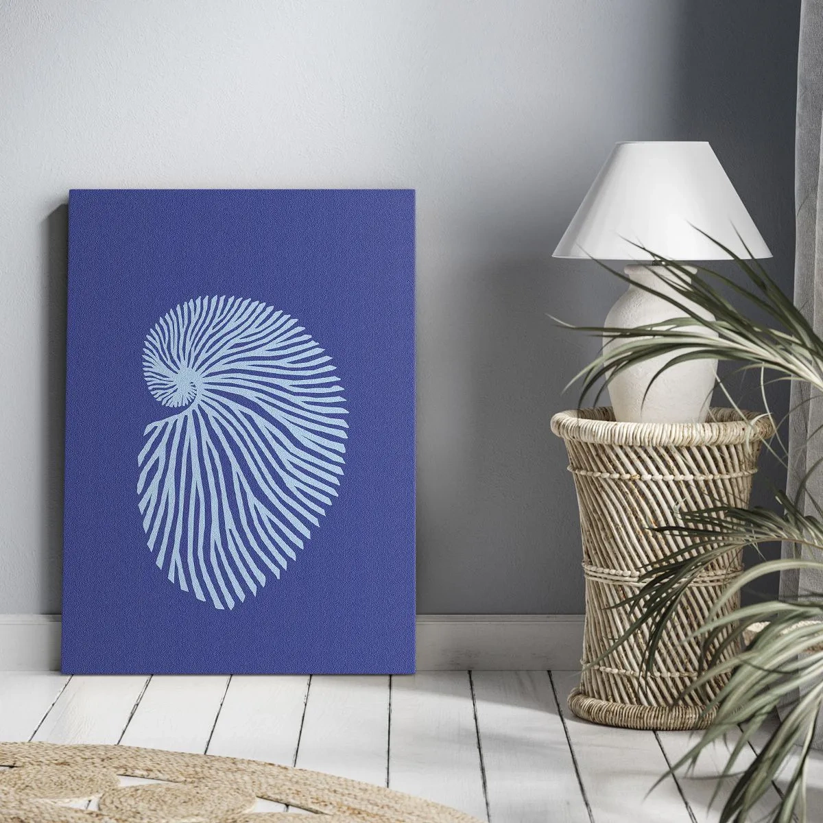 Bild auf Leinwand - Leinwandbild - Geburt der Muschel - 65x120 cm