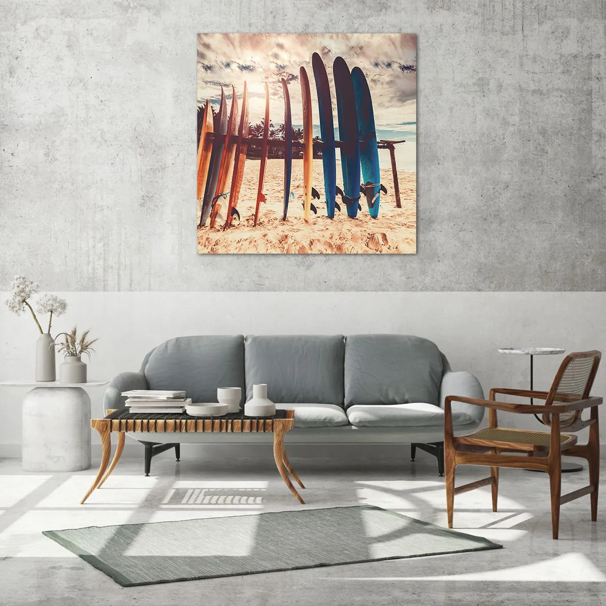 Glasbild - Bild auf glas - Gute Nacht bis morgen - 70x70 cm