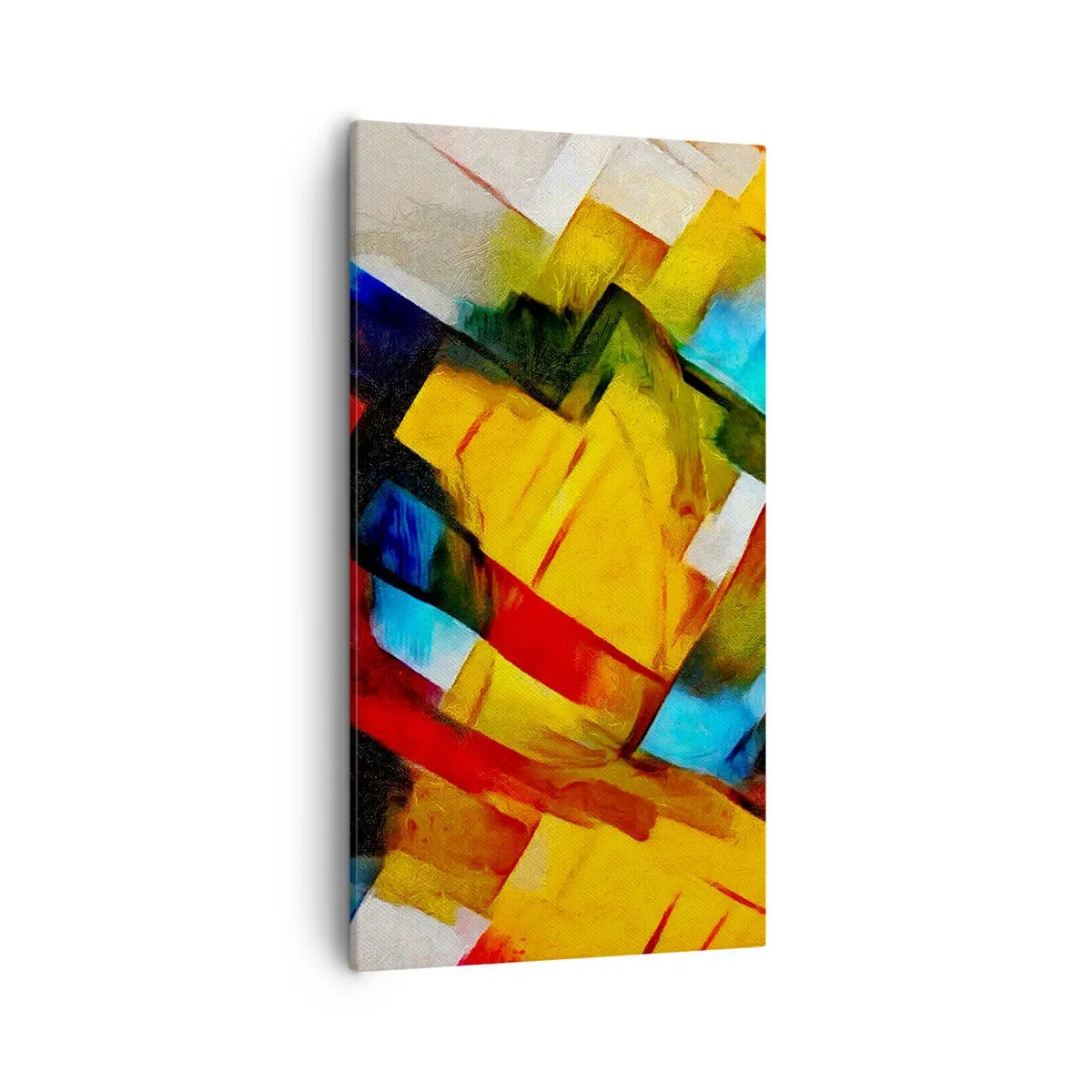 Bild auf Leinwand - Leinwandbild - Ein bunter Interleaver - 55x100 cm