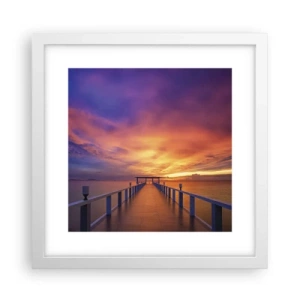 Poster in einem weißen Rahmen - Ohne Ende - 30x30 cm