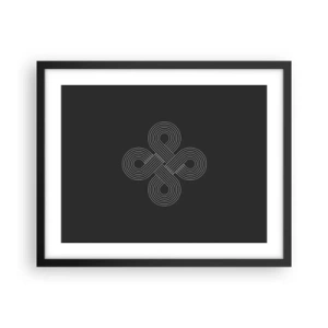Poster in einem schwarzem Rahmen - Im keltischen Geist - 50x40 cm