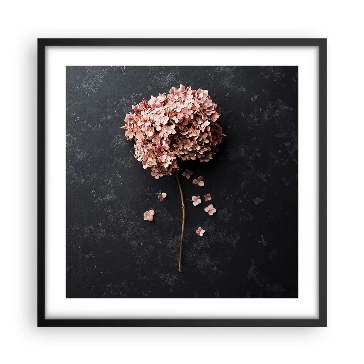 Poster in einem schwarzem Rahmen - Wirklich romantisches Zeichen - 50x50 cm