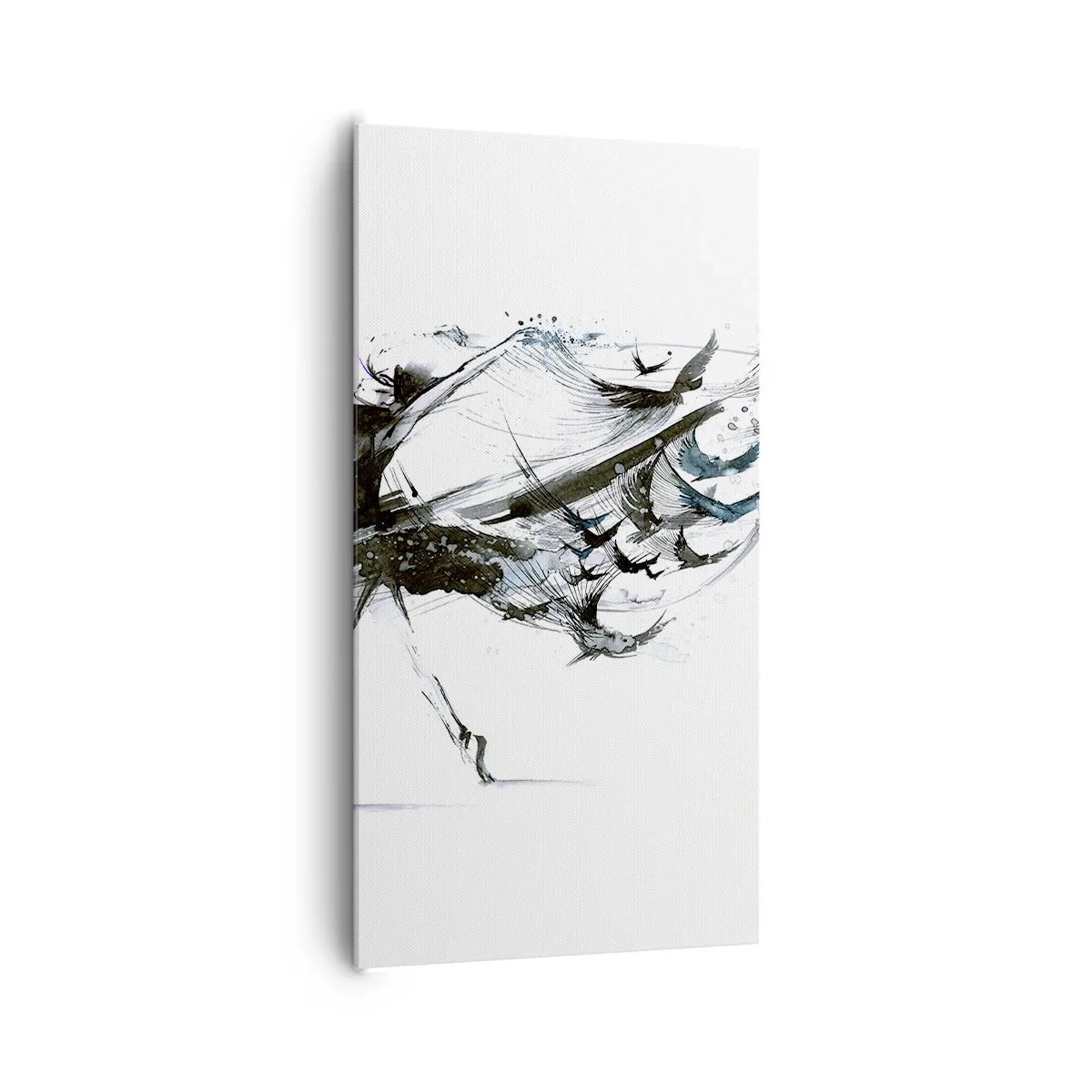 Bild auf Leinwand - Leinwandbild - Die Magie der Musik befreit dich vom Bann - 65x120 cm