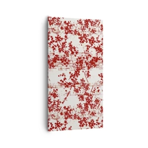 Bild auf Leinwand - Leinwandbild - Wie alter Perkal - 65x120 cm