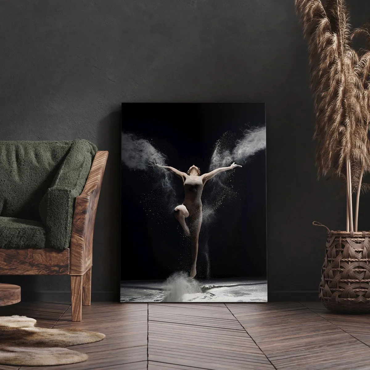 Bild auf Leinwand - Leinwandbild - Elfen existieren - 65x120 cm