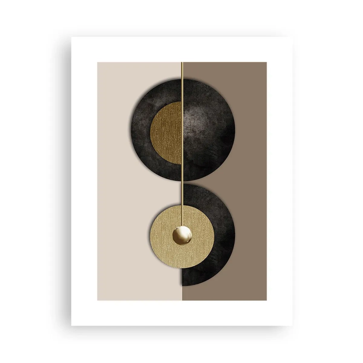 Poster - Variationen rund um den Kreis - 30x40 cm