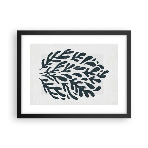 Poster in einem schwarzem Rahmen - Formen der Natur - 40x30 cm