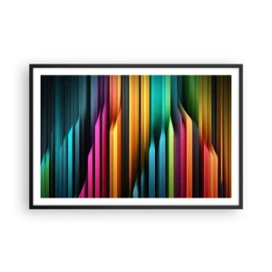 Poster in einem schwarzem Rahmen - Lichtorgan - 91x61 cm