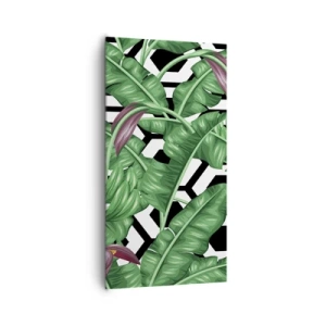 Bild auf Leinwand - Leinwandbild - Von Natur aus eine symmetrische Komposition - 65x120 cm