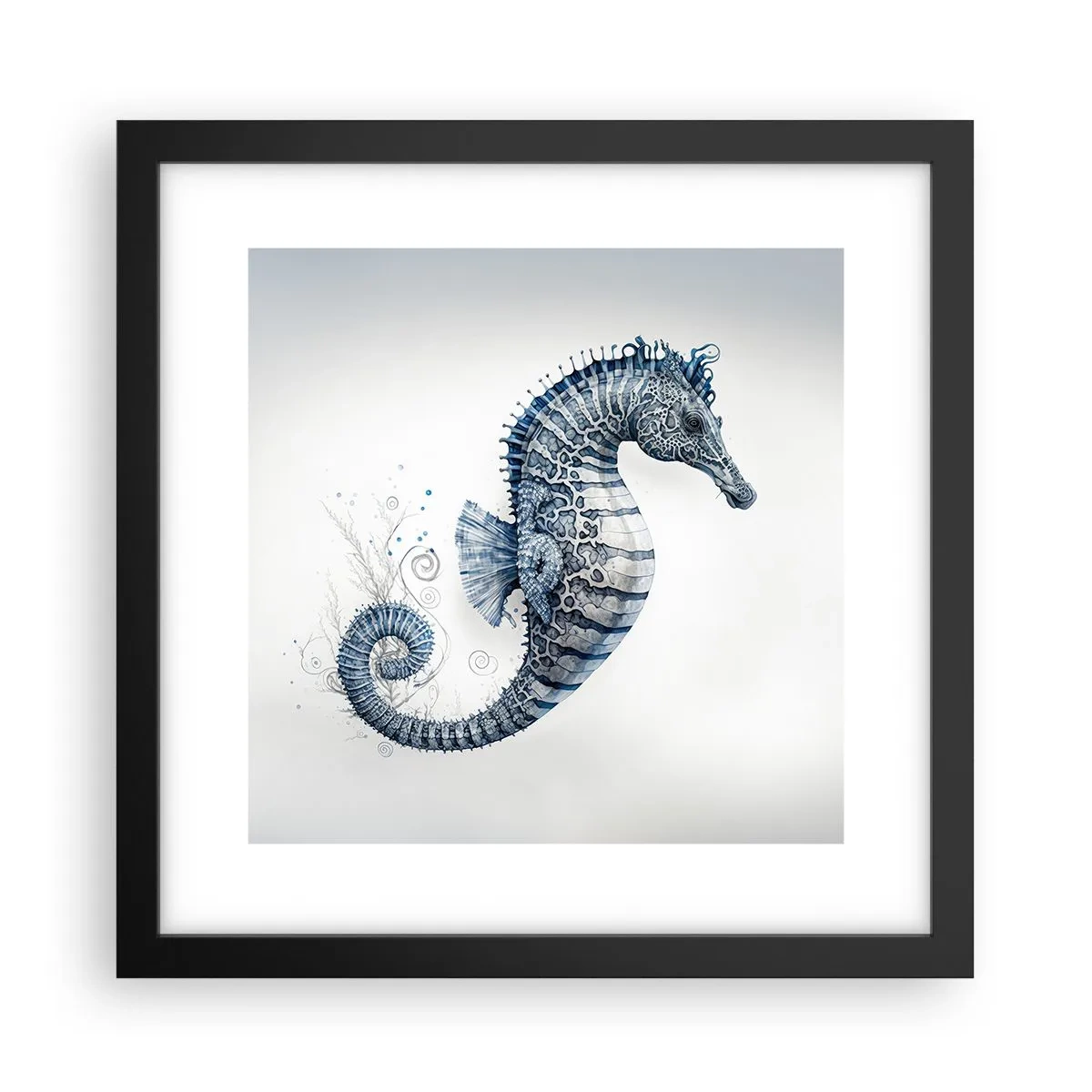 Poster in einem schwarzem Rahmen - Subtiler Witz der Natur - 30x30 cm