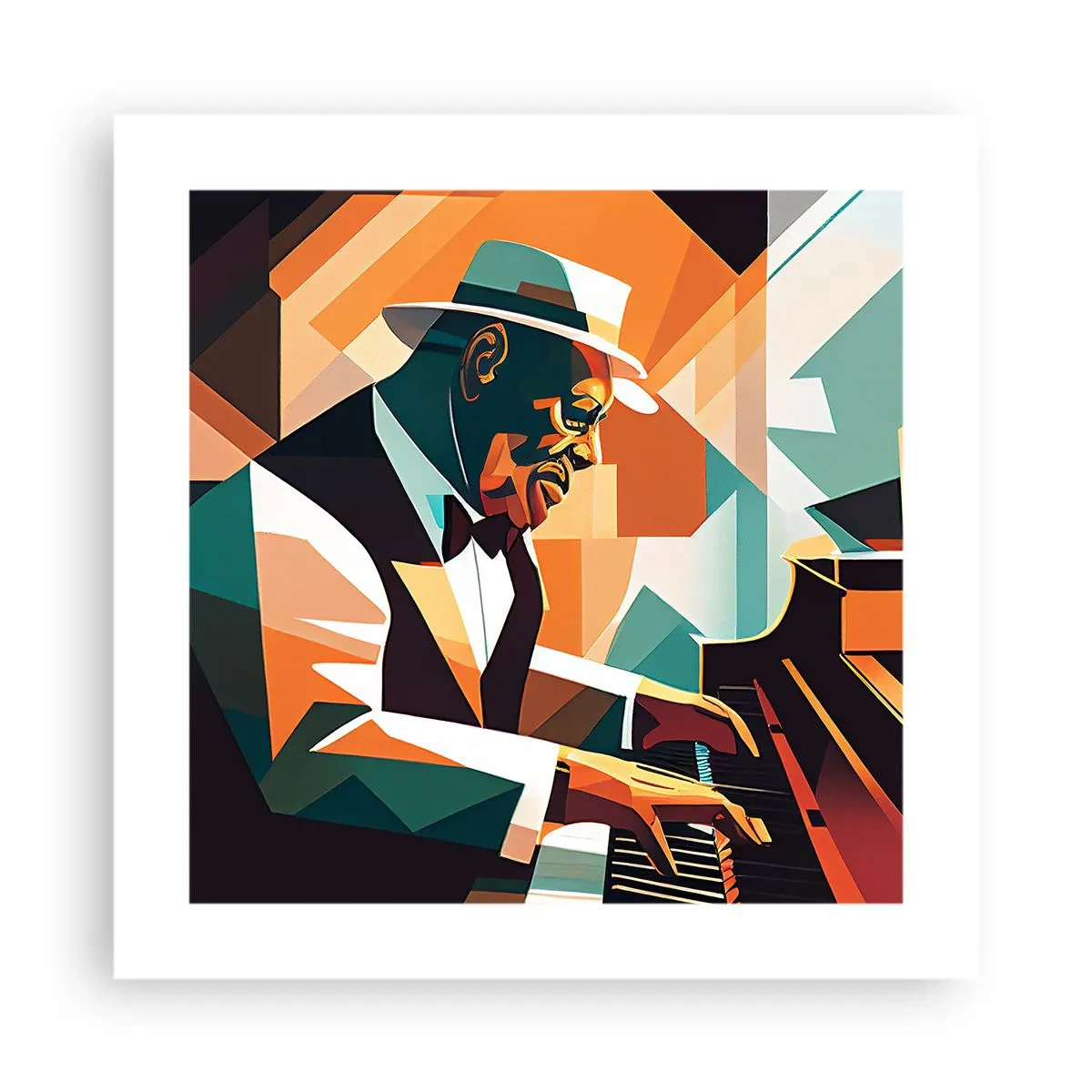 Poster - Alles vom Jazz - 40x40 cm