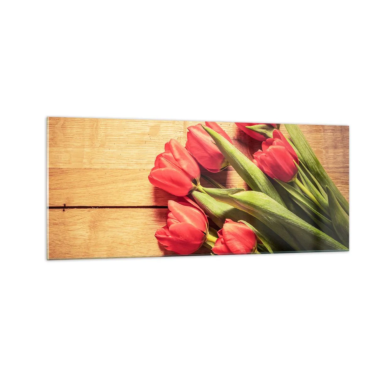 Glasbild - Bild auf glas - Frühlingsgeständnis - 100x40 cm