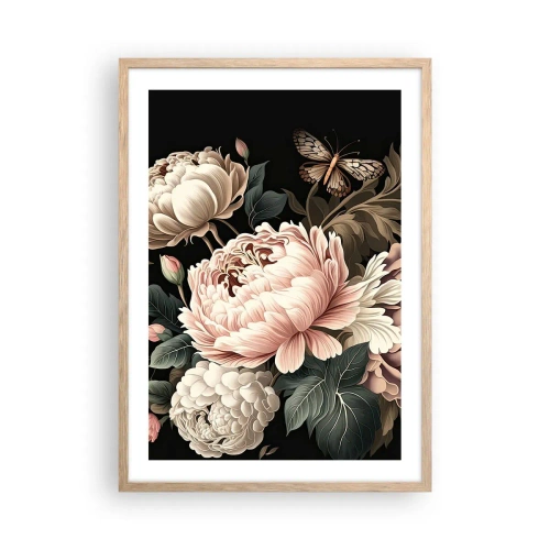 Poster in einem Rahmen aus heller Eiche - Im Barockstil - 50x70 cm