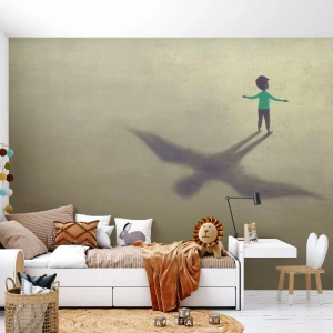 Fototapete Standard Eco - Der Held der Zukunft - Abstraktion, Fantasie, Stück - 150x105 cm