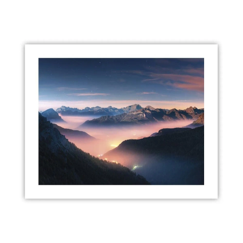 Poster - Licht in den Tälern - 50x40 cm