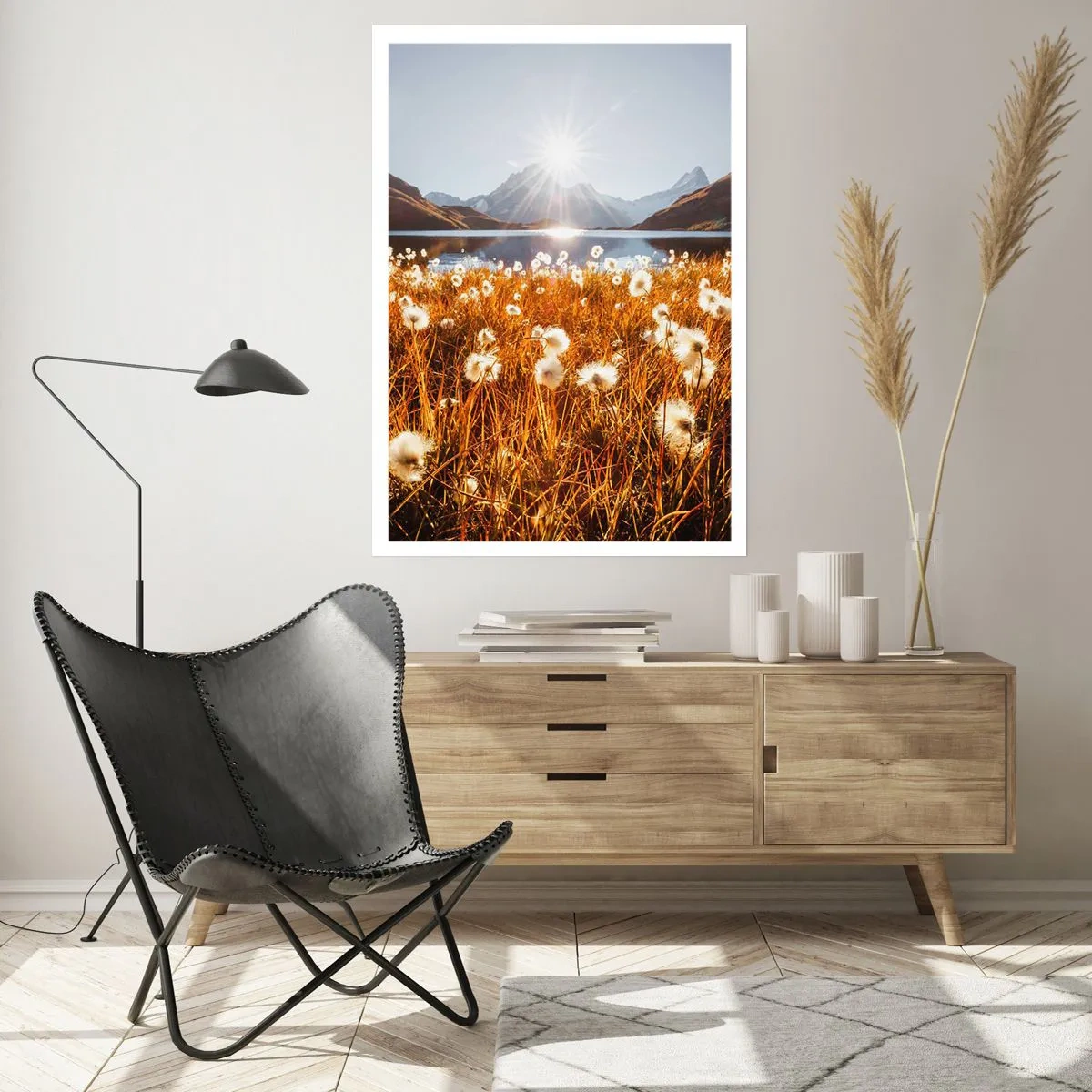 Poster - Steinhärte, Grasweichheit - 40x50 cm
