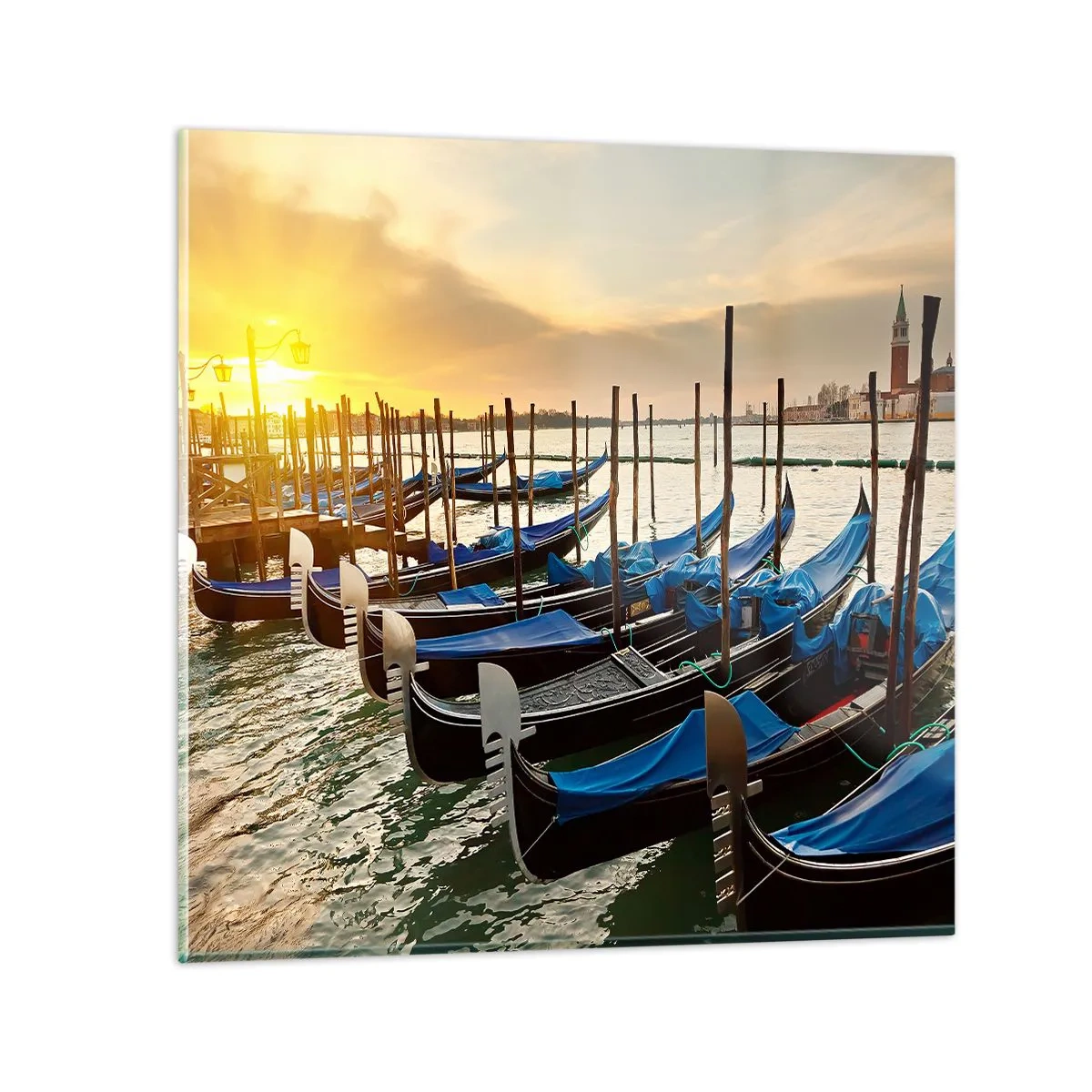 Glasbild - Bild auf glas - Bevor das Summen kommt - 70x70 cm