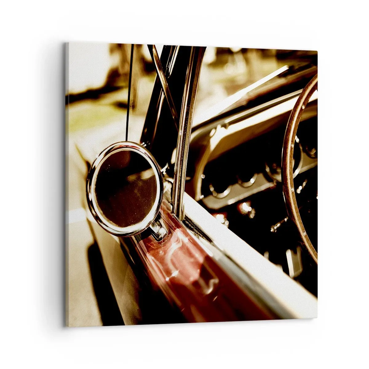 Bild auf Leinwand - Leinwandbild - Ein Auto mit Seele - 50x50 cm