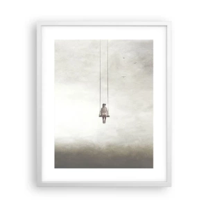 Poster in einem weißen Rahmen - Ein Kind in uns - 40x50 cm