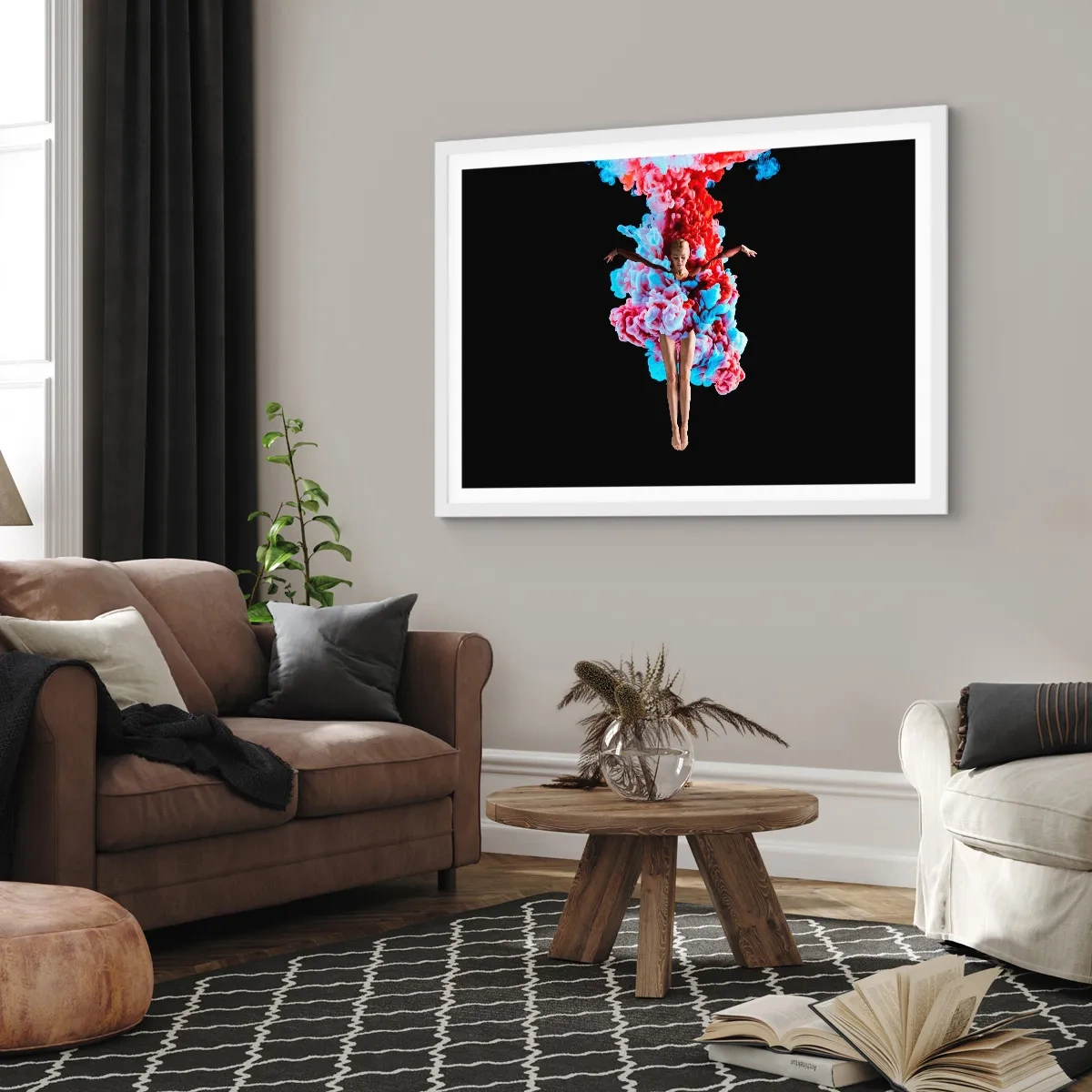 Poster in einem weißen Rahmen - In voller Blüte - 40x30 cm