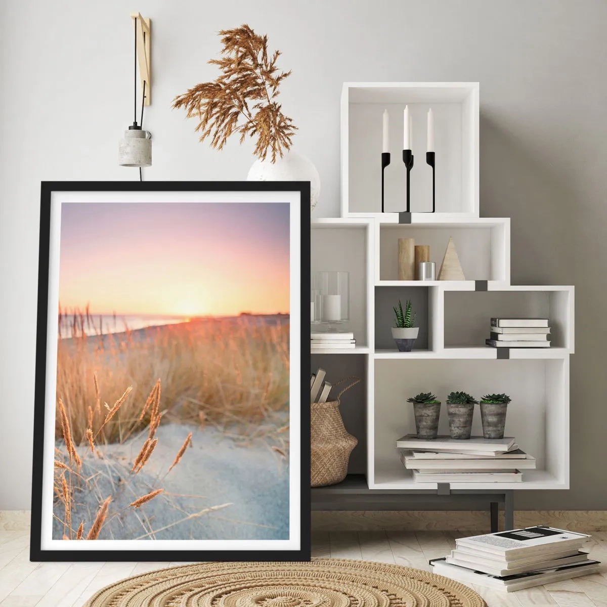 Poster in einem schwarzem Rahmen - Das baltische Wiegenlied - 30x40 cm