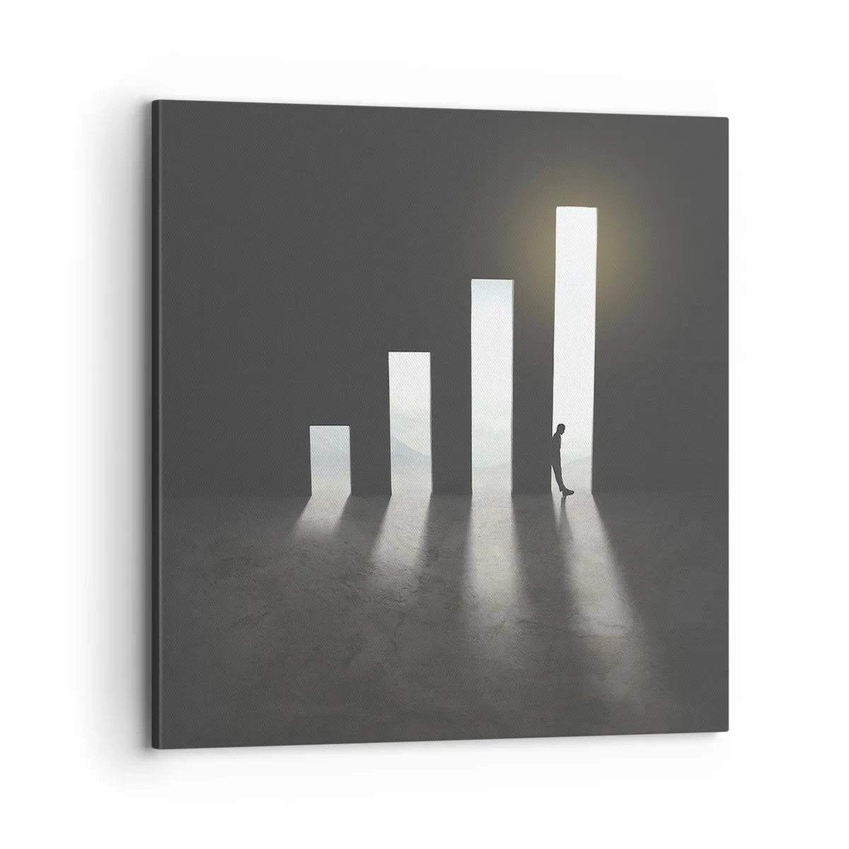 Bild auf Leinwand - Leinwandbild - Erfolg – Impression - 70x70 cm