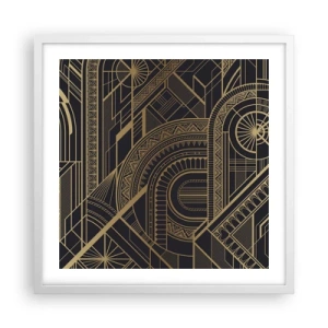 Poster in einem weißen Rahmen - Konzepte, Ideen, Pläne - 50x50 cm