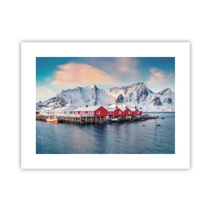 Poster - Nördlicher Rückzug - 40x30 cm