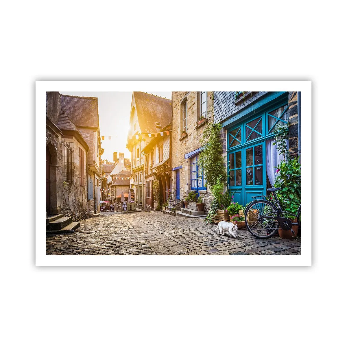 Poster - Der weiße Geist der Stadt - 91x61 cm