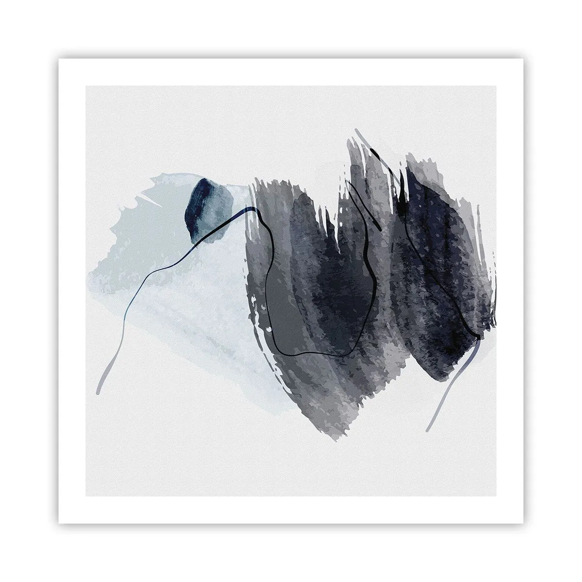 Poster - Intensität und Bewegung - 60x60 cm