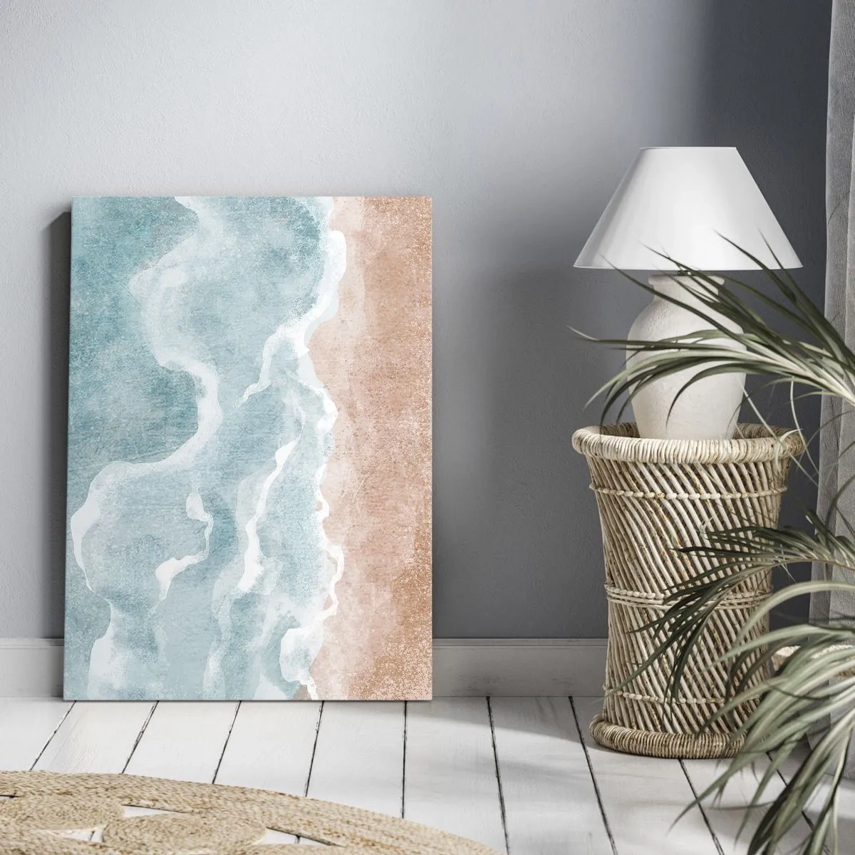 Bild auf Leinwand - Leinwandbild - Cloud-Abstraktion - 55x100 cm