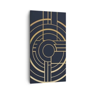 Bild auf Leinwand - Leinwandbild - Wendungen der Dinge - 55x100 cm