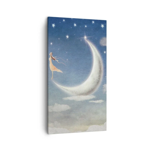 Bild auf Leinwand - Leinwandbild - Blauer Freier - 45x80 cm