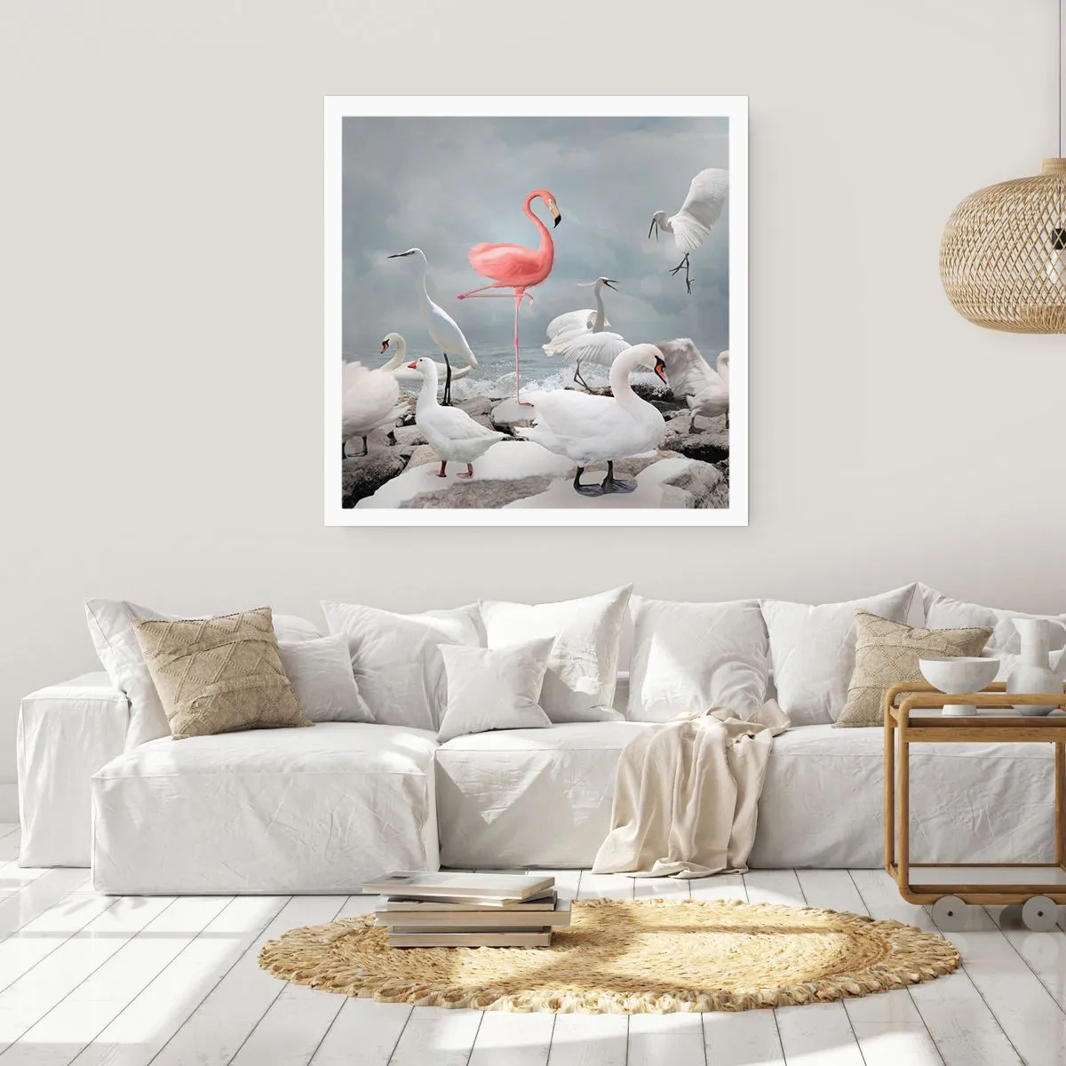 Poster - Wie kam ich hier hin? - 60x60 cm