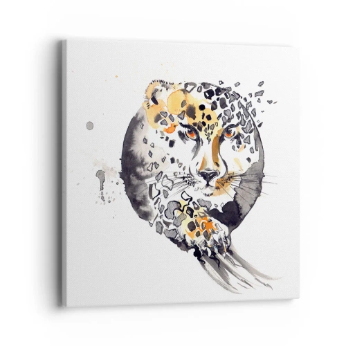 Bild auf Leinwand - Leinwandbild - Raubtierschönheit - 40x40 cm