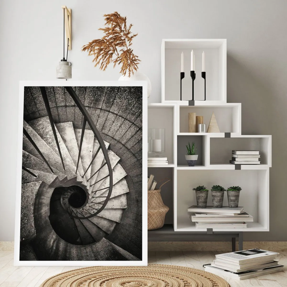 Poster - Treppe hoch, Treppe runter - 61x91 cm