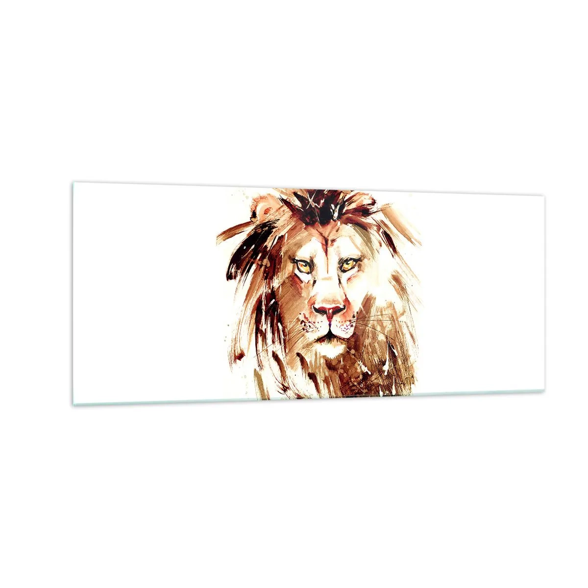 Glasbild - Bild auf glas - Stärke und Würde - 100x40 cm