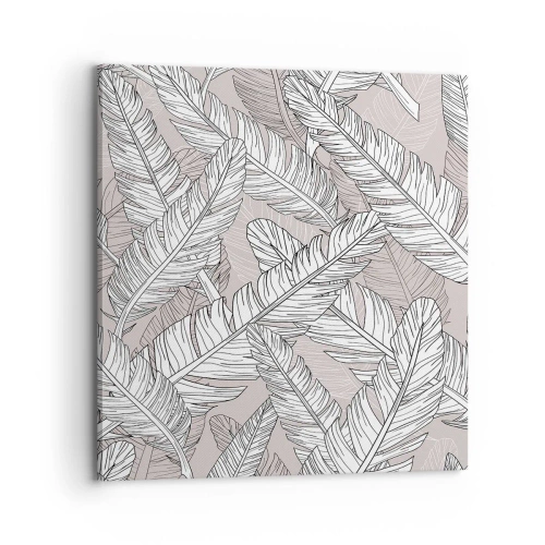 Bild auf Leinwand - Leinwandbild - Ein Federwirbel - 70x70 cm
